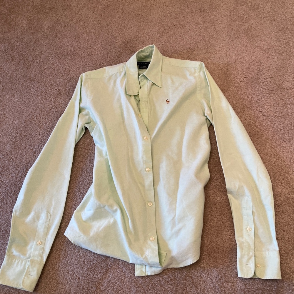Woman’s Ralph Lauren button up shirt